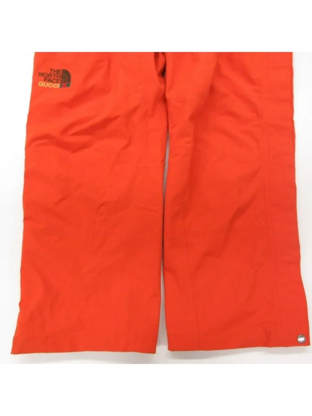 Gucci the North Face Overall Jumps Overalls Logo Embroidery Orange LL